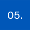 A blue square with the number 0 5.