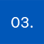 A blue square with the number 0 3.